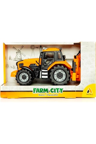 Adel Farm City Excavator Kazıcı Turuncu 000603