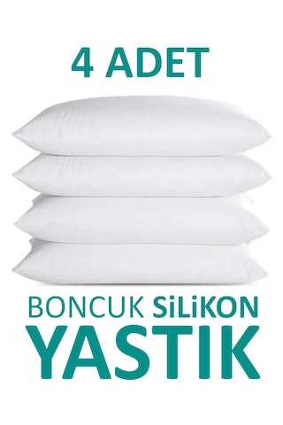 Suvay 4'lü Antialerjik Boncuk Silikon Yastık Pamuklu Kılıf 900 Gr Suvay 4'lü Antialerjik Boncuk Silikon Yastık Pamuklu Kılıf 900 Gr