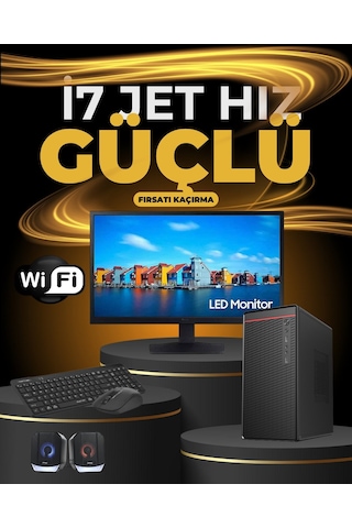 Dagmor 500w Bn2015310 H110 Anakart İntel İ7 6 32gb Ram Ddr4 240gb Ssd 23.8' Monitör Wifi Kablosuz Se