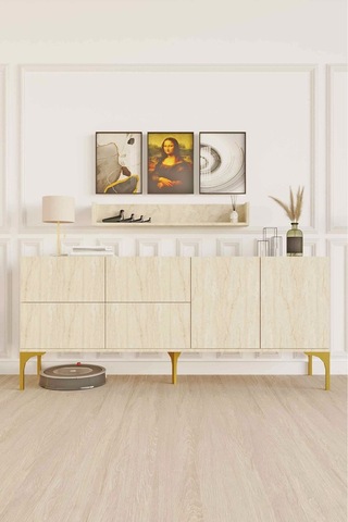 Decormet Stella Konsol Travertine Diğer