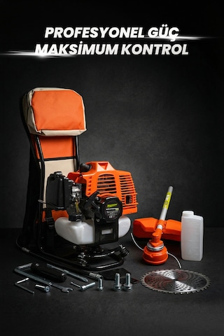 Reschmann R-CG5208 Benzinli Sırttan Taşımalı Ot Biçme Motoru - 06008A6501