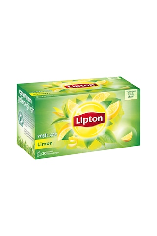 Lipton Limonlu Yeşil Çay Süzen Poşet 20 x 1.5 G