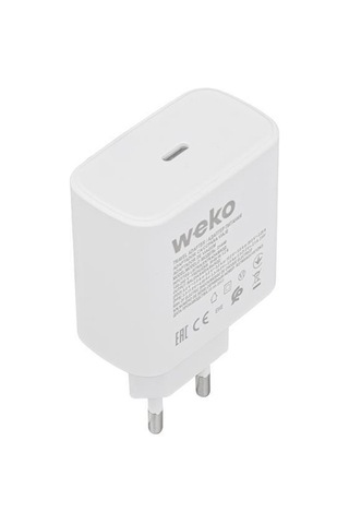 Weko Wk-21440 S11-c 25 Watt Telefon Şarj Başlık Adaptörü + Type-c To Type-c Kablo