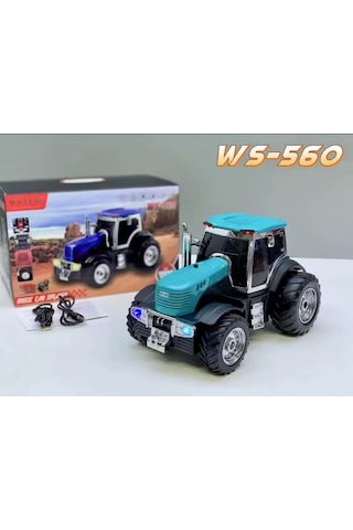 Wster Ws-560 Traktör Görünümlü Taşınabilir Kablosuz Bluetooth Hoparlör Ve Radyo