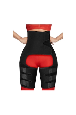 Wmoloxs Bel Bacak Terletici Spor Korsesi Karın Göbek Yakıcı Toparlayıcı Korse Kalça Korse
