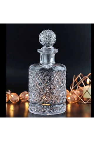 Kafesli Model Sürahi Karaf Viski Şisesi 1250 Ml