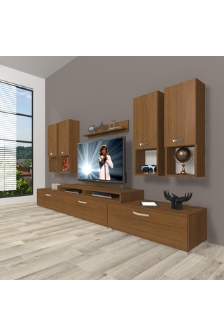 Decoraktiv Ekoflex 8da Slm Tv Ünitesi Tv Sehpası Ceviz