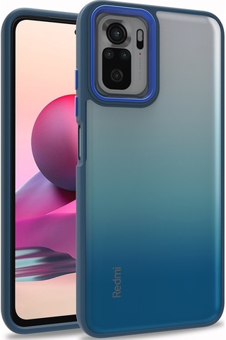 Xiaomi Redmi Note 10S Renkli Kenarli Parlak Flora Kilif 547924969