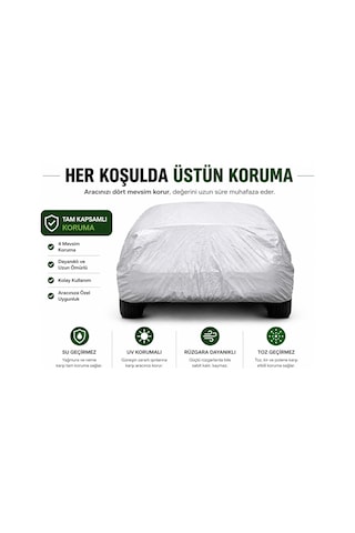 Otokar Sultan 835 Mevsim Su Geçirmez Araç Brandası Biyeli Dikiş Tokalı Sabitleme Güneş Yağmur Dolu Koruma