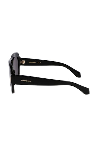 Salvatore Ferragamo Sf 2029se 001 57 Kadın Kelebek Siyah Kemik Güneş Gözlüğü Siyah