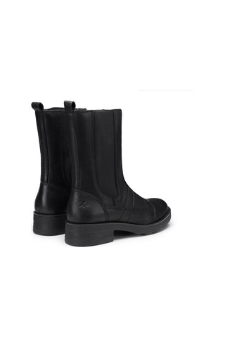Çizme Kadın Oxw002900 Oxs Frank 0029 Mıd W Leather Black Siyah