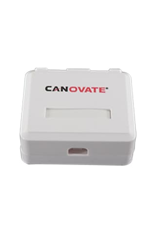 Canovate 25 Adet Veri Priz Kutusu 2 Port Sıva Üstü Beyaz