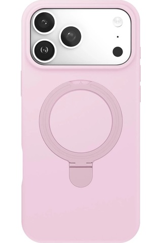 Özel Apple I Phone 17 Pro Regal Magsafe Standlı Kapak - Açık Pembe Fırsat