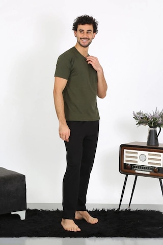 Najmaddin.com Beru Erkek Penye Haki 3'lü Pijama Takımı