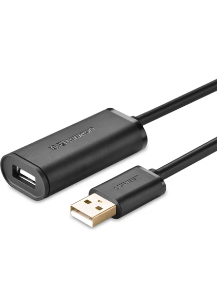 Ugreen Usb 2.0 Active Extension Cable With Chipset 5m Black 5 Metre