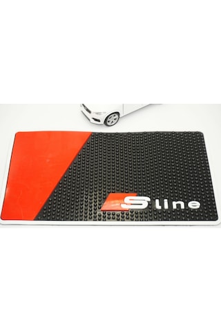 Audi S Line Logo Torpido Üstü Telefon Silikon Kaymaz Ped