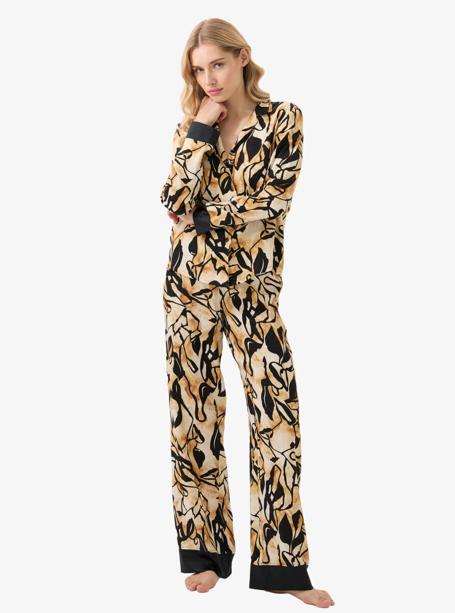 Blackspade Kadın Pijama Takımı 51926 - Desenli Desenli