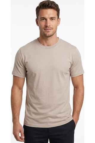 Uki Taş Bisiklet Yaka Basic T-shirt