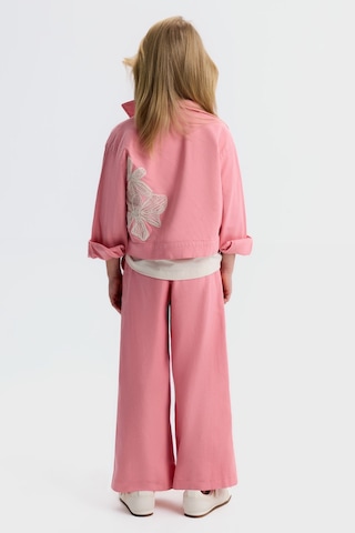 Xo Kids Kız Çocuk 3lü Alt Üst Kombin Takmı 4-8 Yaş Set0514 Pembe