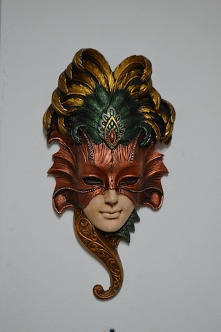 Renkli Korsan Mask 28cm 18cm