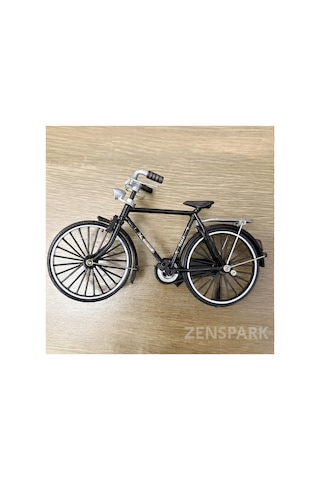 Vintage Siyah Bisiklet Model Yapı Kiti, Gerçekçi Mini Replika, Yetişkinler İçin Vintage Siyah Bisiklet Model Yapı Kiti, Gerçekçi Mini Replika, Yetişkinler İçin