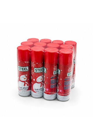 12 Adet Steel Max Kar Spreyi 200ml 5690