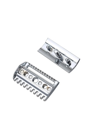 Adet Geleneksel Yedek Güvenlik Jilet Başlığı Krom Taraklı Çubuk Çift Kenarlı Güvenlik Jilet Başlığı Tıraş Açık Tarak Başlığı Erkek Berber Erkek Ev Kullanımı İçin