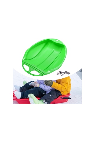 Homyl Kar Kızağı Büyük Kum Kayar Kızak Erkek Kız Çocuk Yeşil