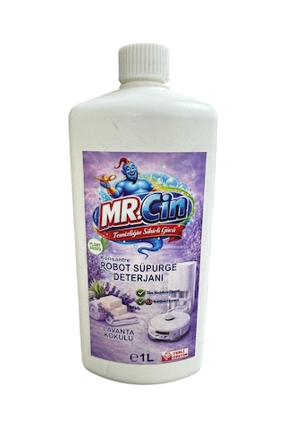 Mr.cin Robot Süpürge Deterjanı Lavanta Kokulu 1 Litre 3'lü Set