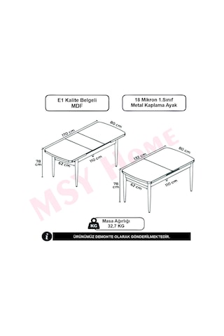 Msy Home Traverten/sonomo/siyah Mermer Gold/krom Ayaklı Mdf 80 130 Kelebek Açılabilr Yemek Masası Siyah Mermer Krom