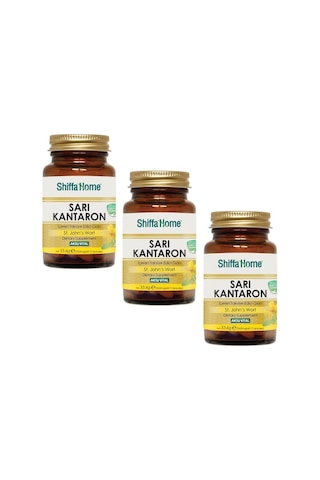 Shiffa Home Sarı Kantaron 560 MG 60 Kapsül x 3 Adet