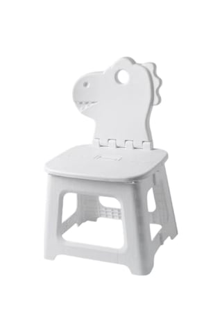 Suntek Katlanır Basamaklı Tabure Kompakt Ayak Taburesi Dinozor