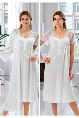 Birolgaye Duchesse 2008 Hamile Lohusa Gecelik Sabahlık Takım (534697990)