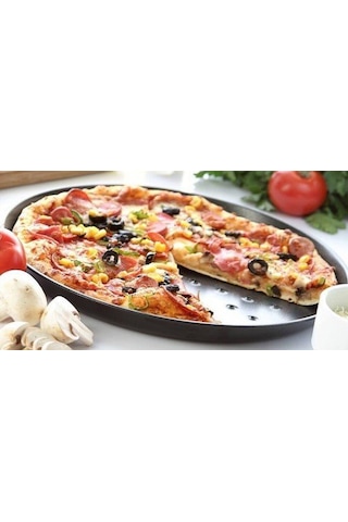 Altınbaşak Saç Delikli Pizza Tavası 34 CM