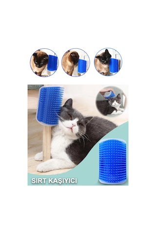 Thentech Kedi Kaşınma Tahtası Duvara Sabitlenebilen Mavi