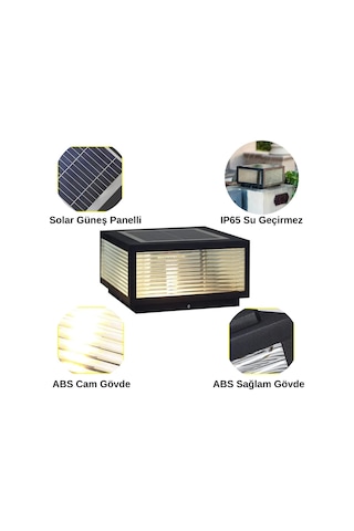 Forlife 60 Watt Solar Set/baba Duvar Üstü Dekoratif Armatür