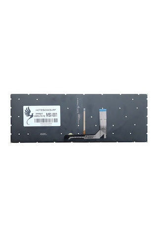 MSI Uyumlu Gf63 Thin 8sc-252xtr Notebook Klavye Işıklı -kırmızı-