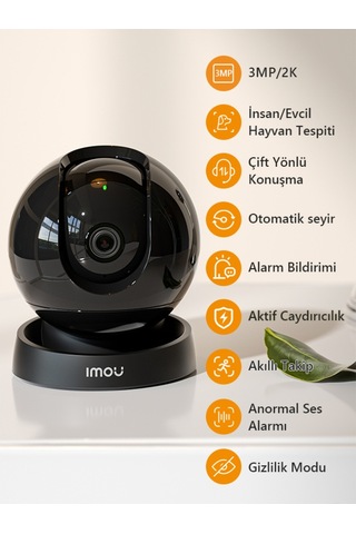 Imou Rex 3d Iç Ortam Wi-fi Pt Kamera 3 Mp/2k Ipc-gs2dp-3k0w