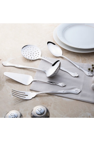 Nehir Lalezar Sade 5  Parça Servis Takımı