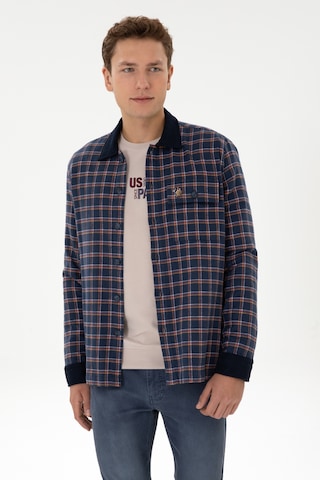 U.s. Polo Assn. Erkek Lacivert Gömlek Desenli 50316574-vr033 Lacivert