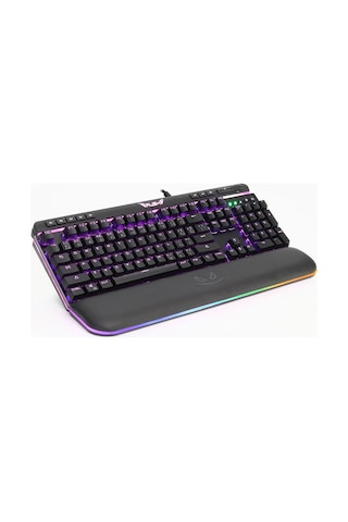 Rush Cobalt RK991 Mavi Switch RGB Manyetik Bilek Destekli RGB Mekanik Oyuncu Klavye