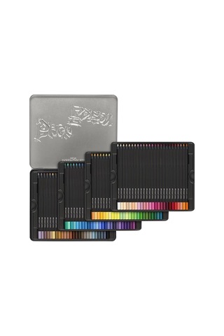 Faber-castell 116490 - Black Edition Renkli Kalemler, 100'lü Metal Kutu, Kırılmaz, Çocuklar Ve Yetişkinler İçin