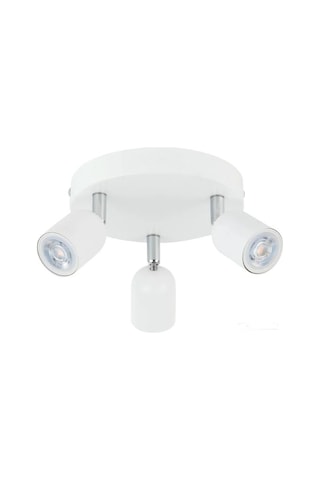 Riolight Modern3 Beyaz Mutfak,salon,giyinme Odası,cafeler İçin Gün İşiğı Metal 3lü Spot Ampul Dahil Beyaz