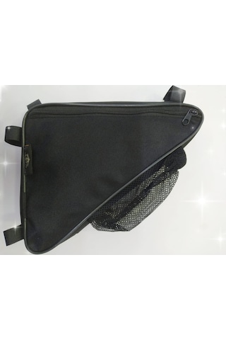 Esay Bisiklet Kadro Arası Üçgen Çanta (suluk Fileli) 1-1-1-1 Siyah