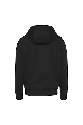 Tommy Hilfiger Tjm Reg S Flag Zip Thru Sweatshirt - Konforlu Ve Şık Fermuarlı Tasarım-7444 Siyah