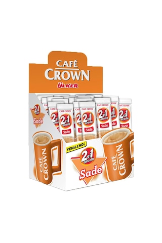 Cafe Crown 2 Si 1 Arada Sade Hazır Kahve 11 G X 24 Adet Granül
