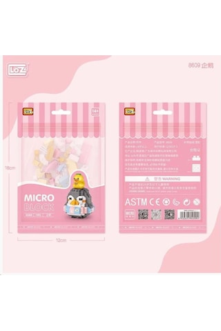 Loz 8609 Mikro Blok Çanta Penguen