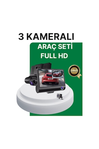 Bay Gece Görüşü Destekli, 1080p Full Hd Çözünürlüklü Araç İçi Kamera Najmaddin 57138451