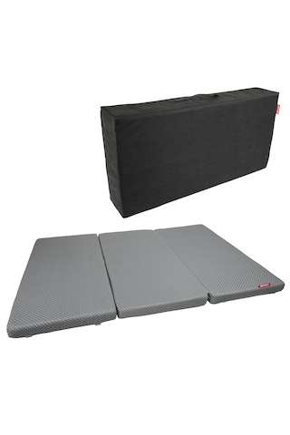 Xpermate Katlanır Çift Kişilik Yatak Çantalı 120x180x8 Gri