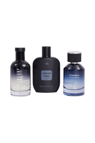 Özel Hediye Kutulu 3'lü Limon-bergamot Çarkıfelek 100 Ml Uzun Süre Kalıcı Parfüm Seti-51103 Diğer
